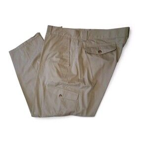 CC Filson Safari Cargo Pants Size 46 Tan Outdoor Hiking Work Utility 14032